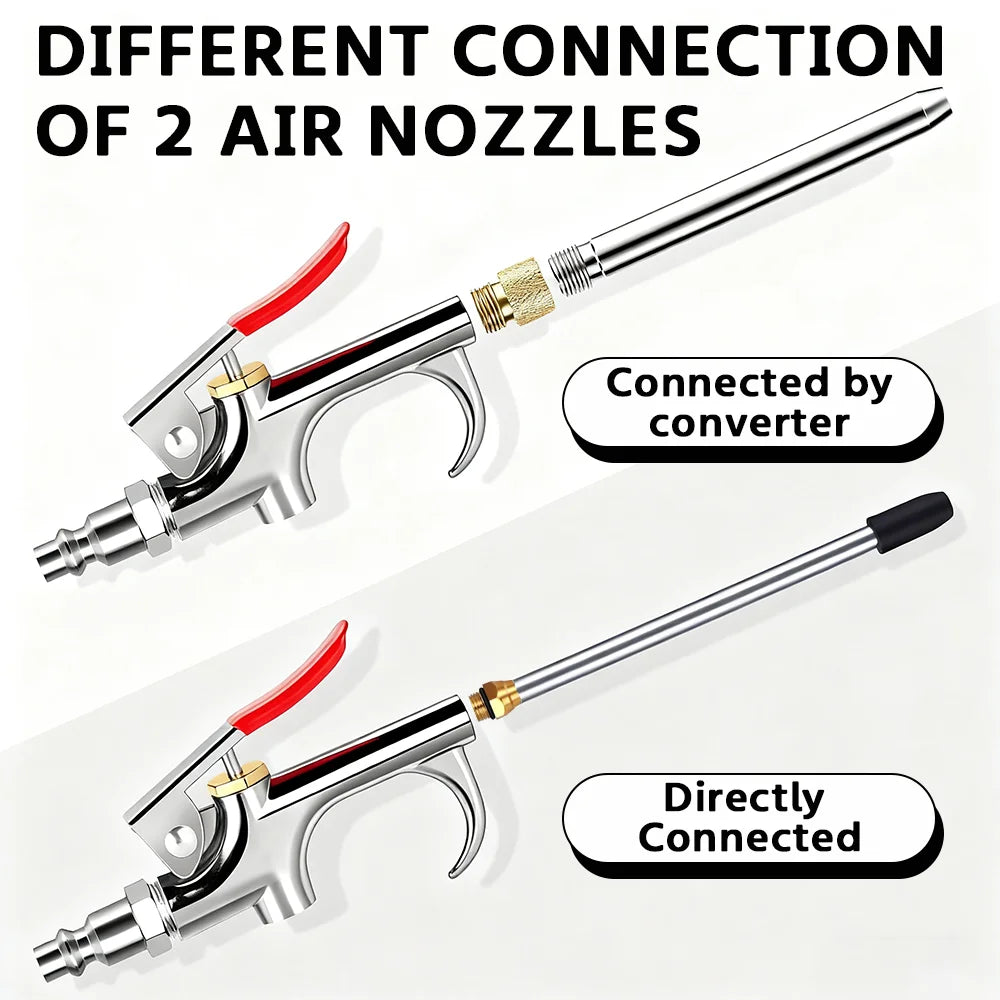 Pneumatic Air Compressor Blow Gun Cleaning Tool Set