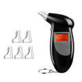 Digital Alcohol Breath Tester with LCD Display and 5 Mouthpieces