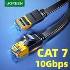 Cat 7 High-Speed Flat Ethernet Cable 10Gbps RJ45 LAN Network Cord