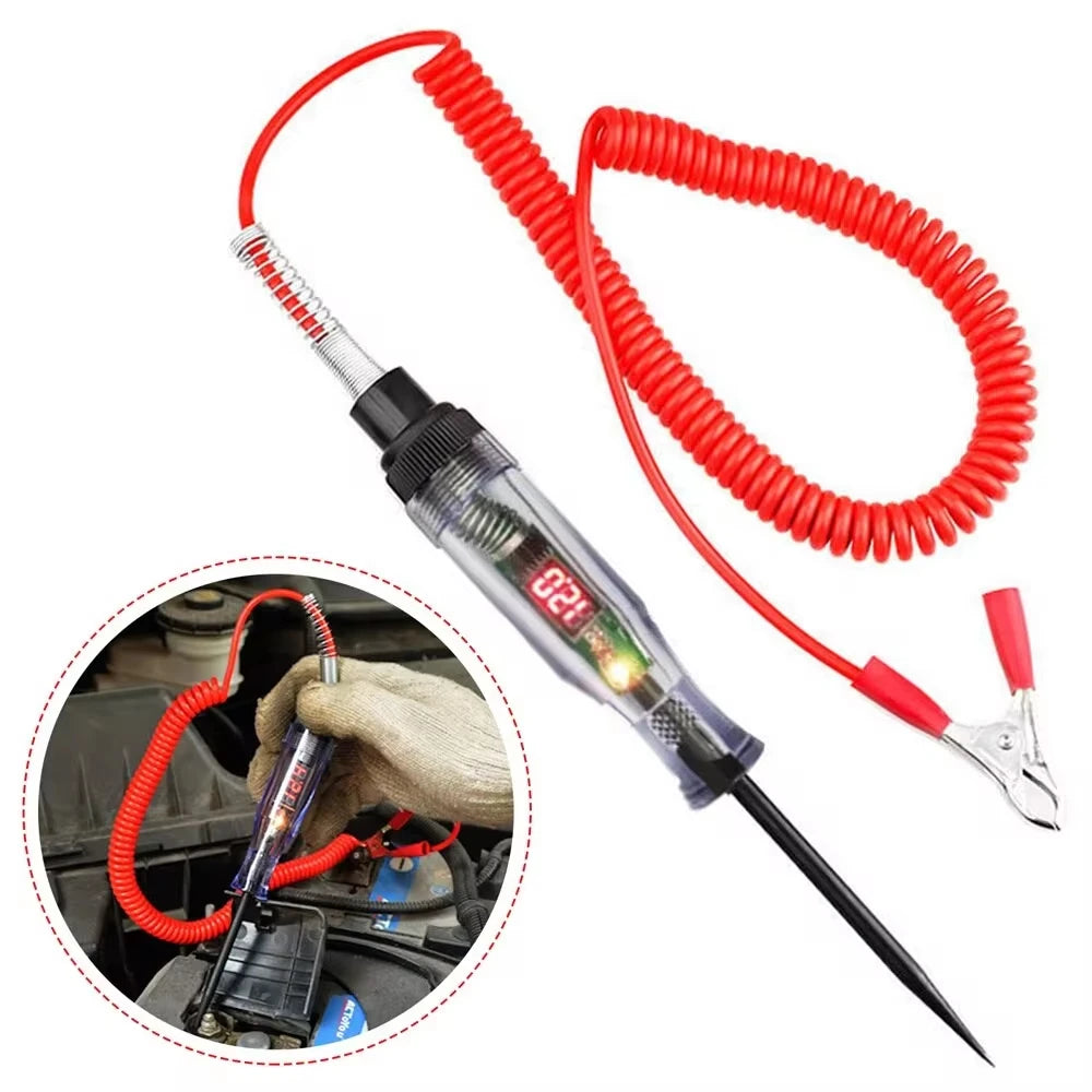 Digital LCD Car Circuit Voltage Tester Probe 3V-48V
