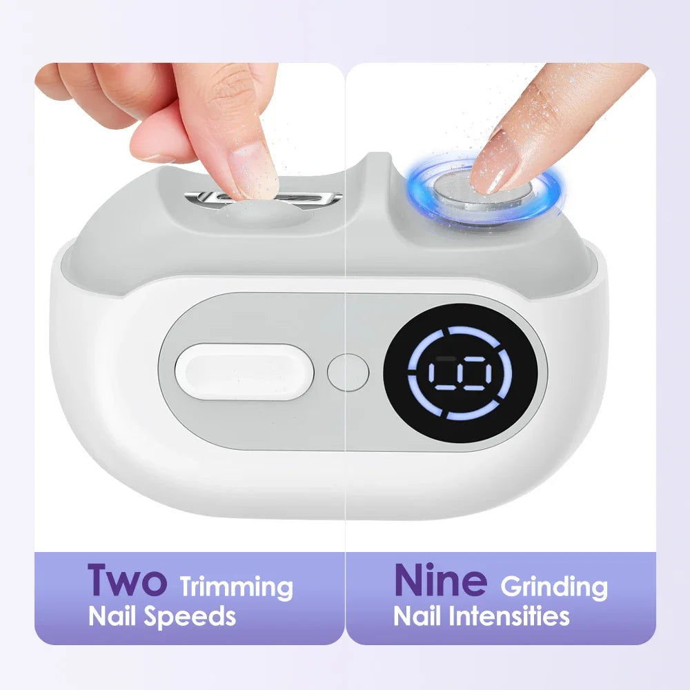 4-in-1 Electric Nail Clipper and Grooming Kit - 4
