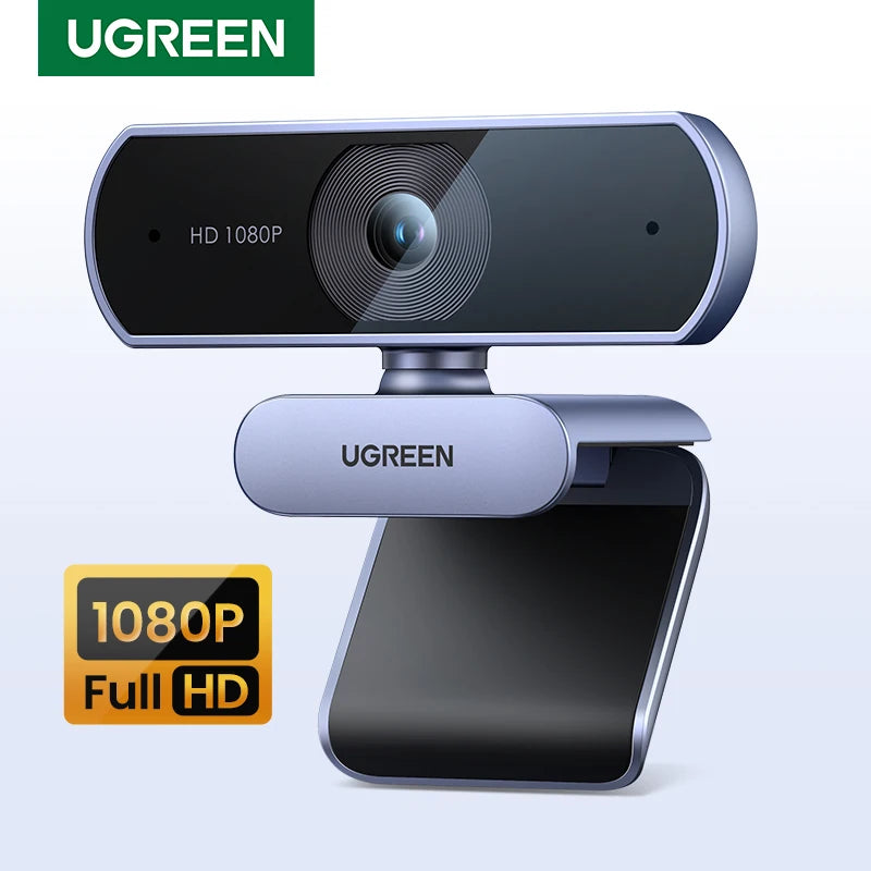 1080P HD USB Webcam with Dual Microphones for Laptop and PC - 1