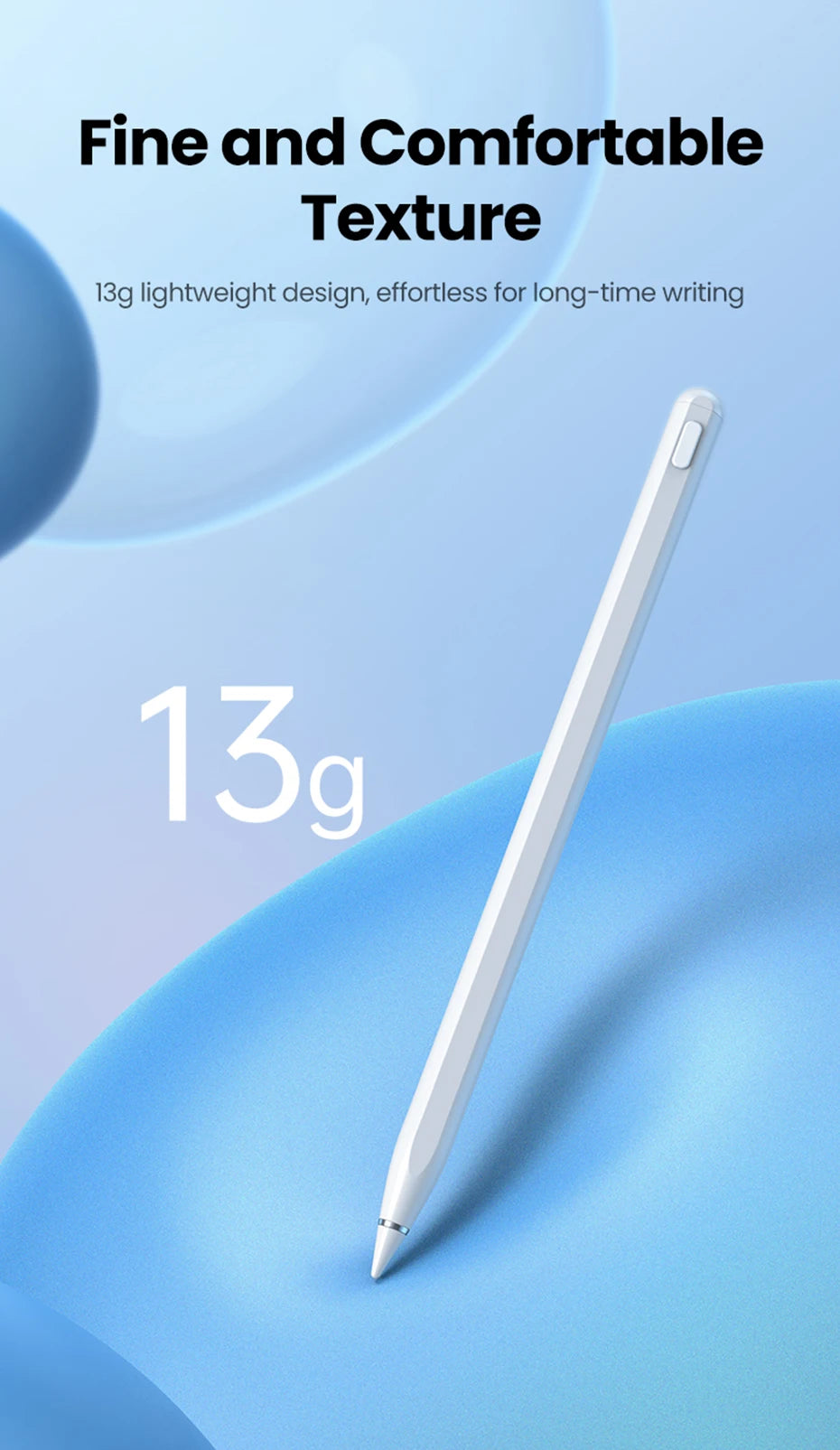 Precision Stylus Pen for iPad with Palm Rejection & Fast Charging - 23