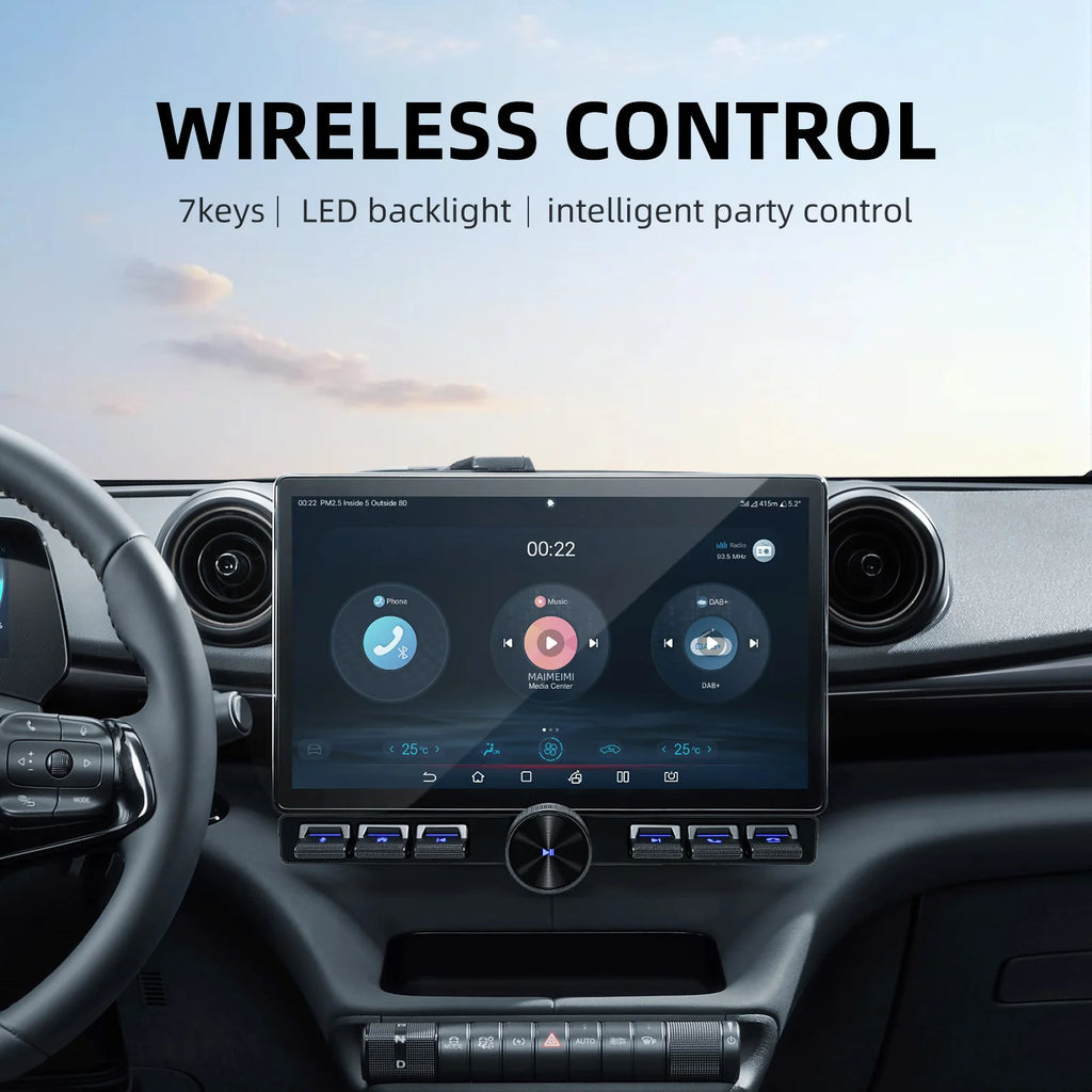 Wireless Multimedia Steering Wheel Control Button for Car Navigation