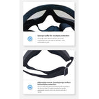 Unisex Windproof Anti Glare Motorcycle Riding and Ski Goggles