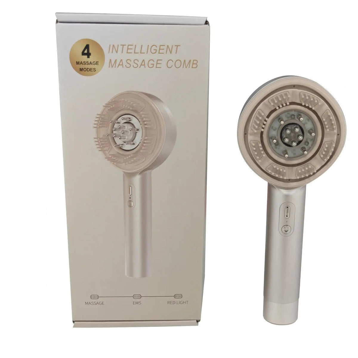 Electric Scalp Massage Comb with Serum Applicator