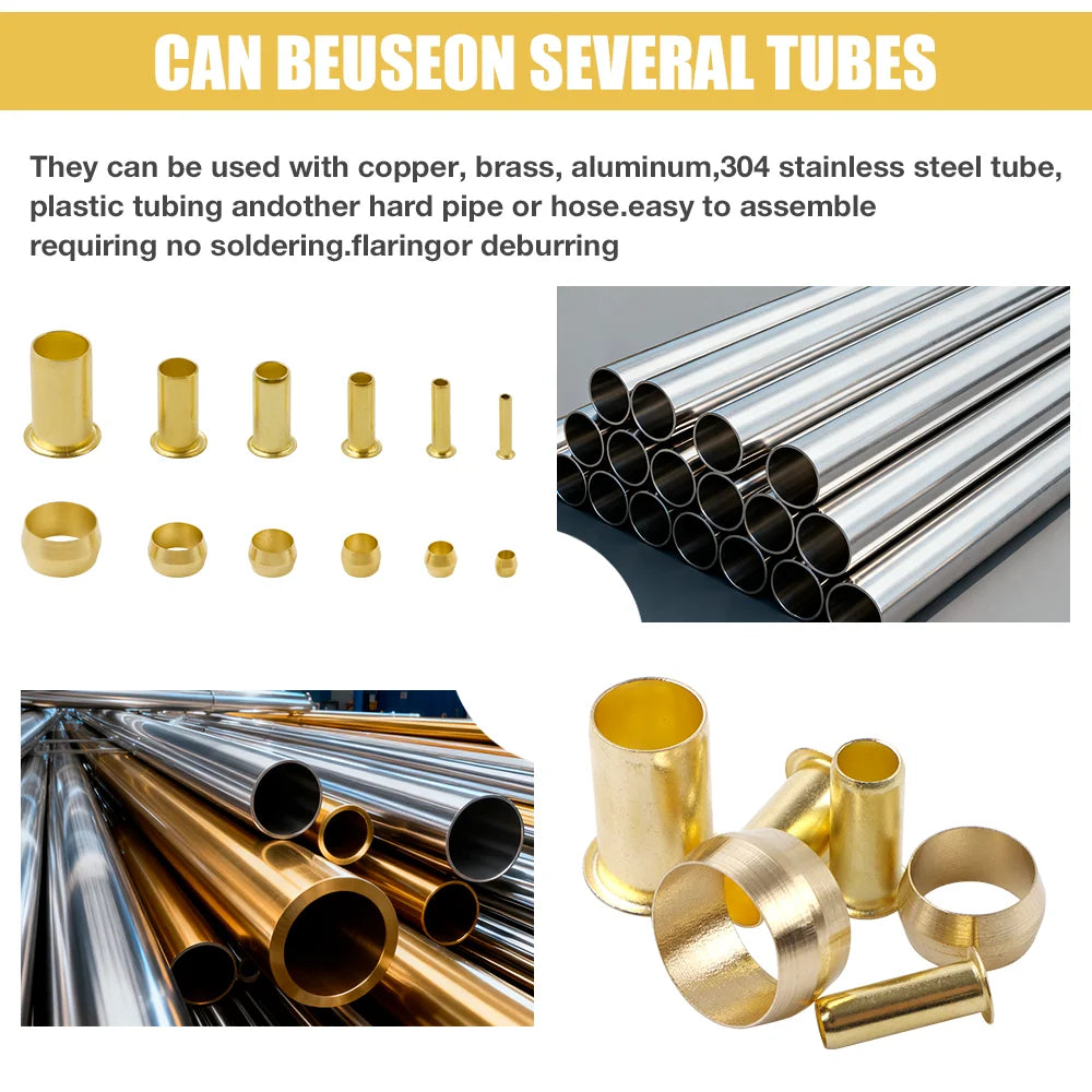Brass Compression Sleeve and Ferrule Assortment Kit