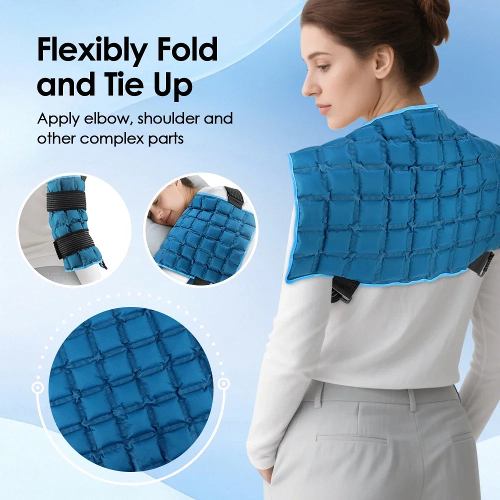 Reusable Hot and Cold Therapy Wrap for Back and Joint Pain Relief