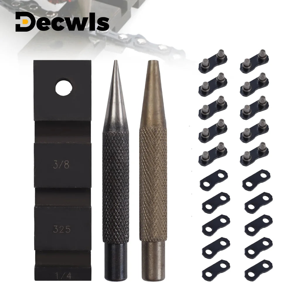 Chainsaw Chain Repair and Mending Tool Kit