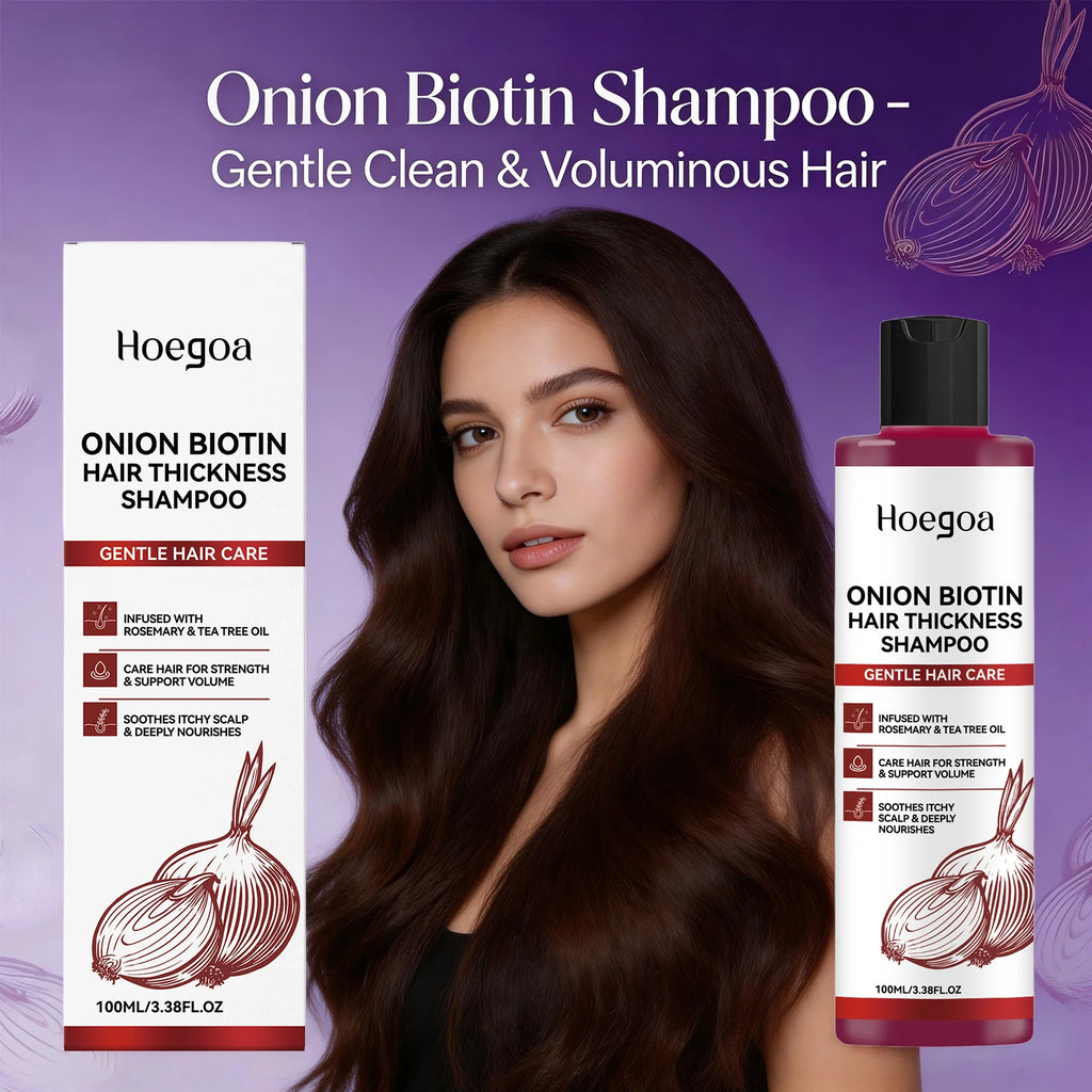 Onion Biotin Volumizing Shampoo for Hair Growth