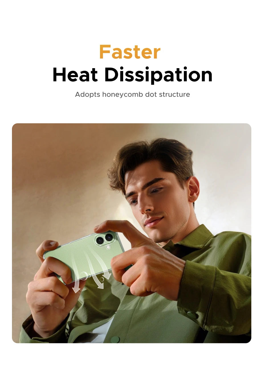 Shockproof Transparent Protective Case for iPhone Series