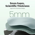 Ergonomic Memory Foam Mouse Pad with Wrist Rest