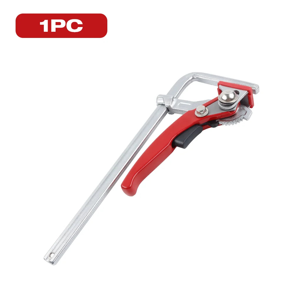 Quick Ratchet Guide Rail Clamp for Woodworking