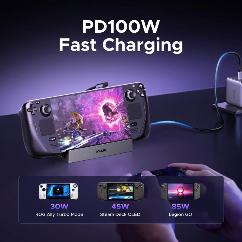 9-in-1 Docking Station for Steam Deck and Gaming Handhelds - 6