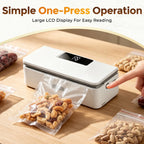 Rechargeable Portable Food Bag Sealer with Cutter