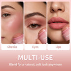 Soft Cream Blush for Cheeks, Lips, and Eyes