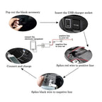Dual USB PD QC3.0 Fast Car Charger for Toyota 33x23mm