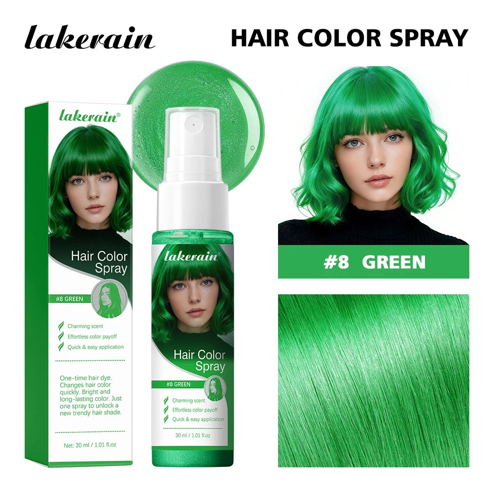 Temporary Washable Hair Color Spray for Parties and Styling - 23