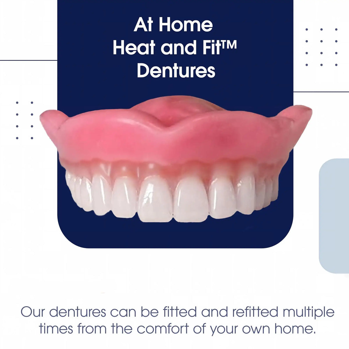 Instant Cosmetic Denture and Daily Care Travel Kit