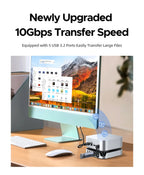 11-in-1 Docking Station for Mac Mini M4 with M.2 SSD Enclosure