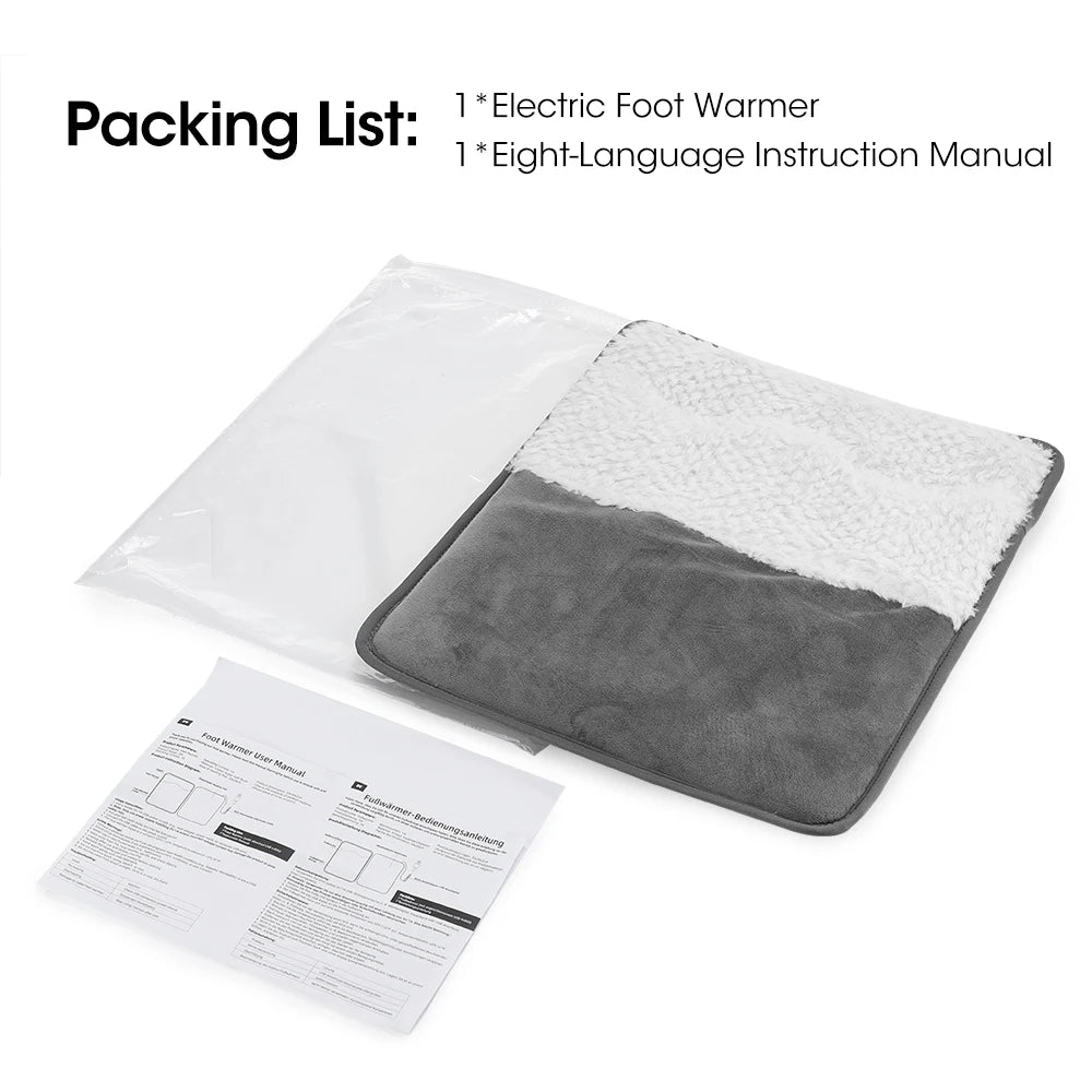 USB Electric Heated Foot Warmer Mat