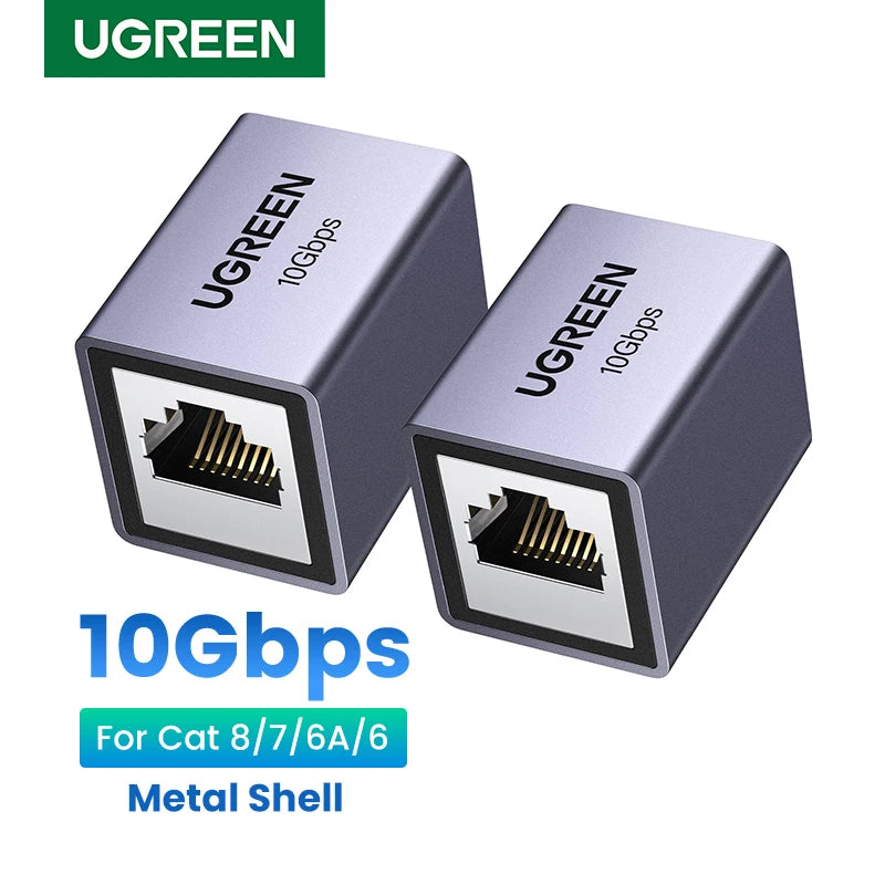10Gbps RJ45 Ethernet Cable Extender Adapter