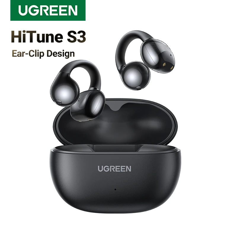 Open-Ear Bluetooth 5.4 Wireless Clip Earbuds