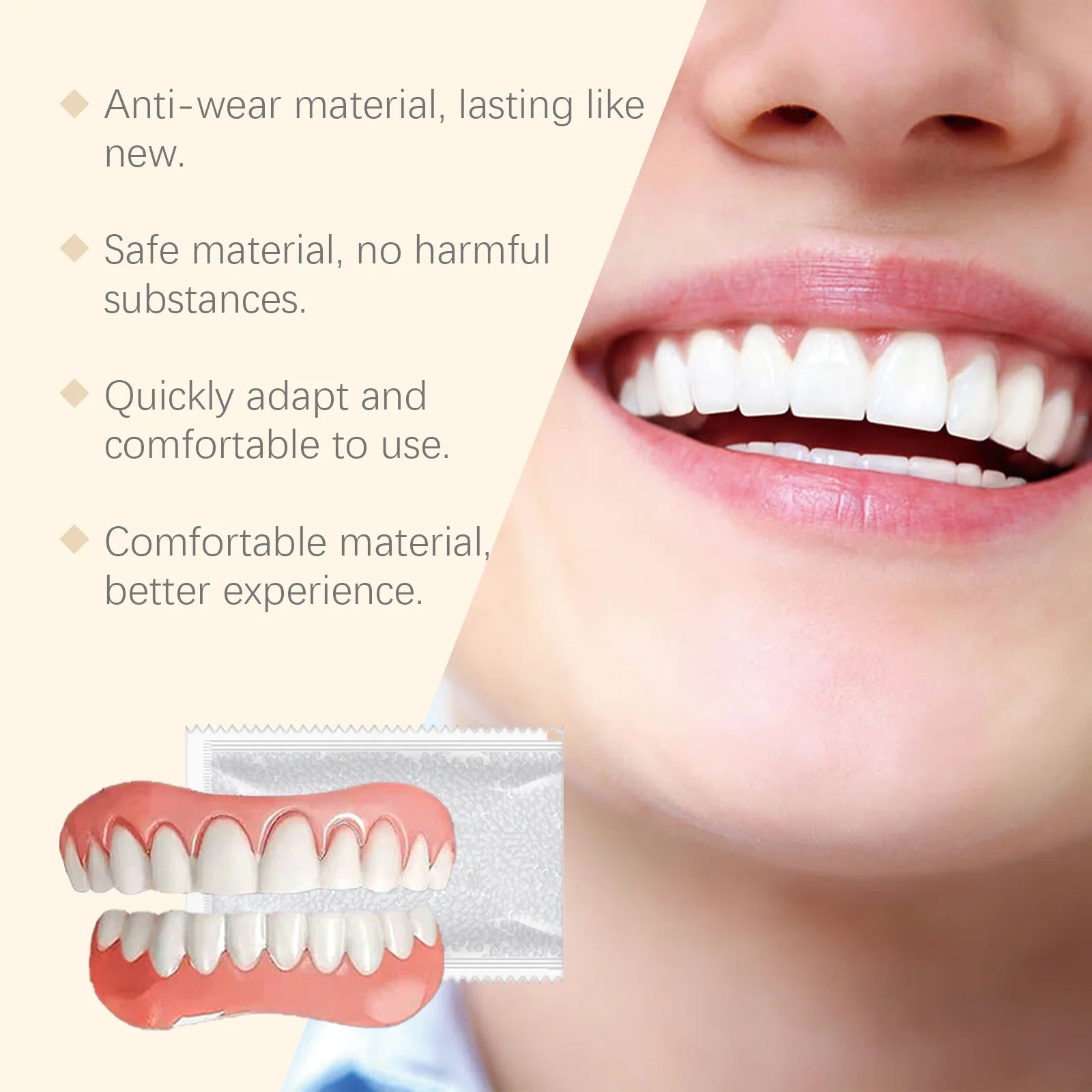 Silicone Temporary Denture Set for Missing Teeth - 5