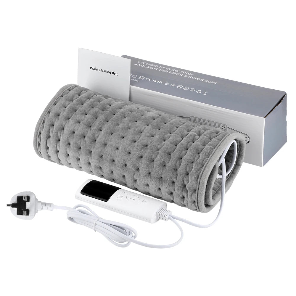 Electric Heating Pad with Waist Belt for Pain Relief and Warmth - 17