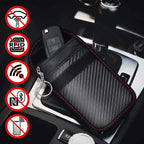 Carbon Fiber Car Key Fob RFID Signal Blocking Pouch Protector