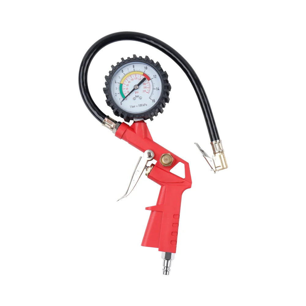 3-in-1 Tire Pressure Gauge and Inflator with EU Connector