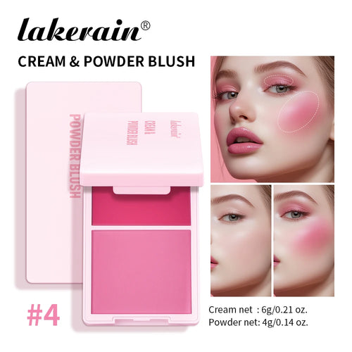 2-in-1 Cream and Powder Blush Palette