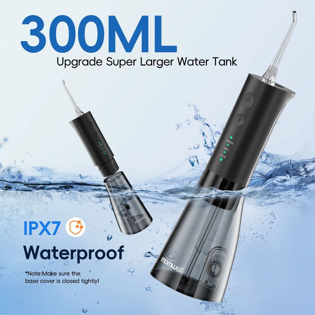 Portable Cordless Water Flosser for Teeth Cleaning