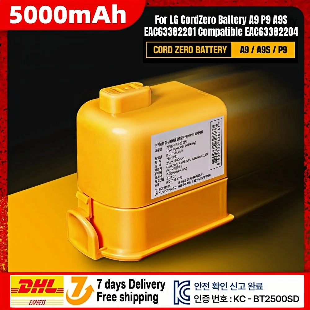 Replacement Battery for Cordless Stick Vacuum Cleaners