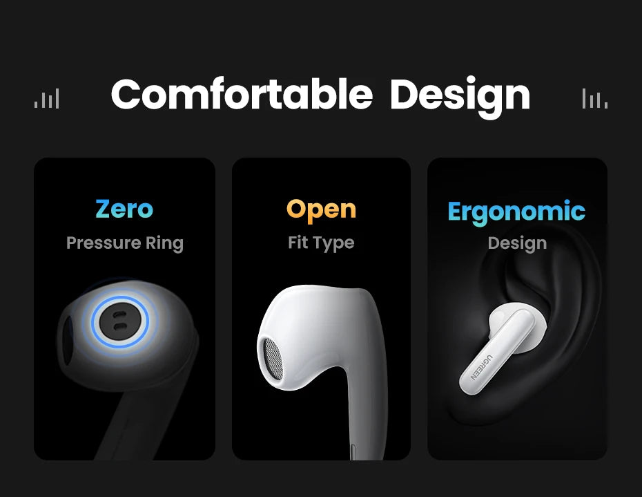 Adaptive Noise Cancelling Wireless Earbuds with LDAC Hi-Res Audio