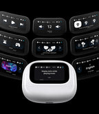 Smart Touchscreen Noise Cancelling Wireless Earbuds with Bluetooth 5.4