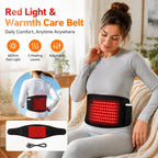 Red Light Therapy Heating Belt for Back and Menstrual Pain Relief