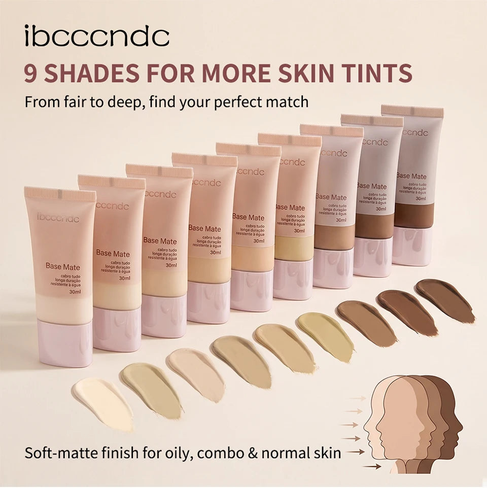Long-Lasting Waterproof Matte Liquid Foundation - 7