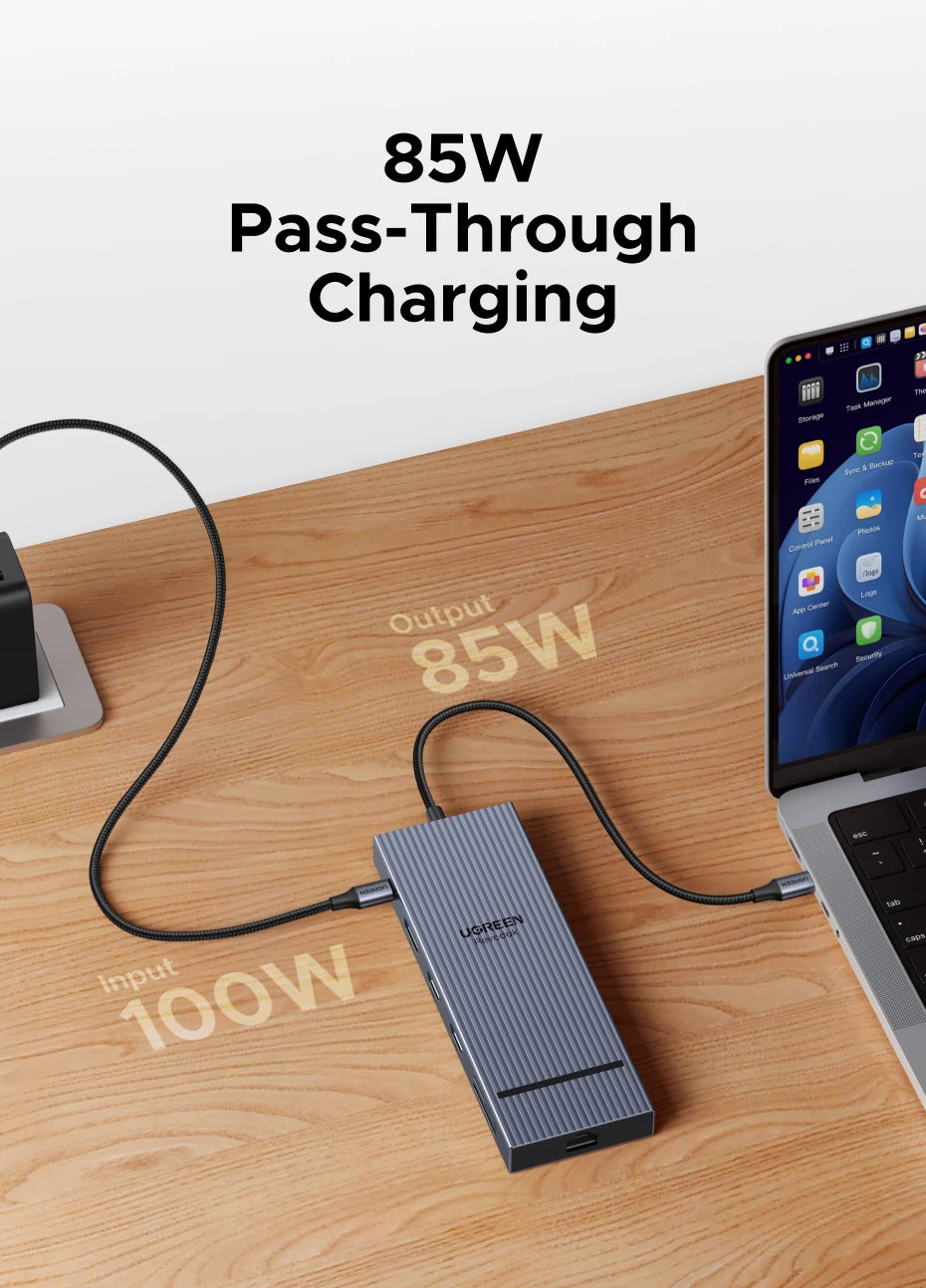 12-in-1 USB-C Triple Display Docking Station 4K 120Hz - 28