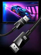 8K DisplayPort 1.4 Cable 32.4Gbps for Gaming Monitors and PCs