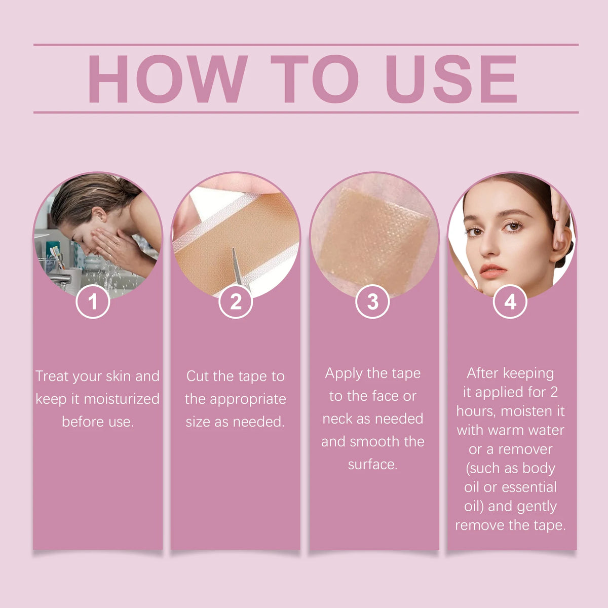 Silicone Collagen Scar and Wrinkle Tape for Smooth Skin