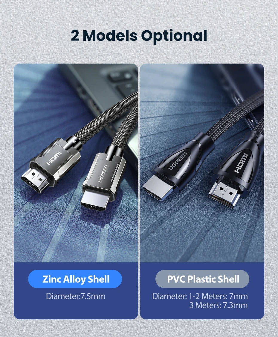 8K 60Hz Ultra High-Speed HDMI 2.1 Cable for Gaming and Home Theater