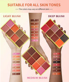 8-Color Cream Blush and Highlighter Makeup Palette