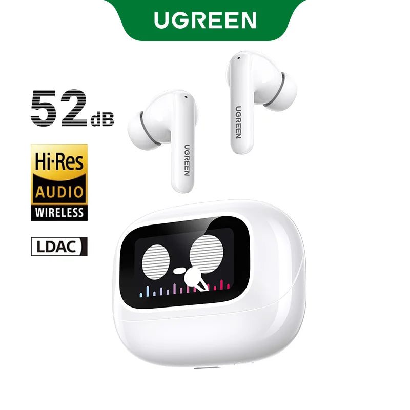 Smart Touch Screen Bluetooth 5.4 Wireless Noise Cancelling Earbuds