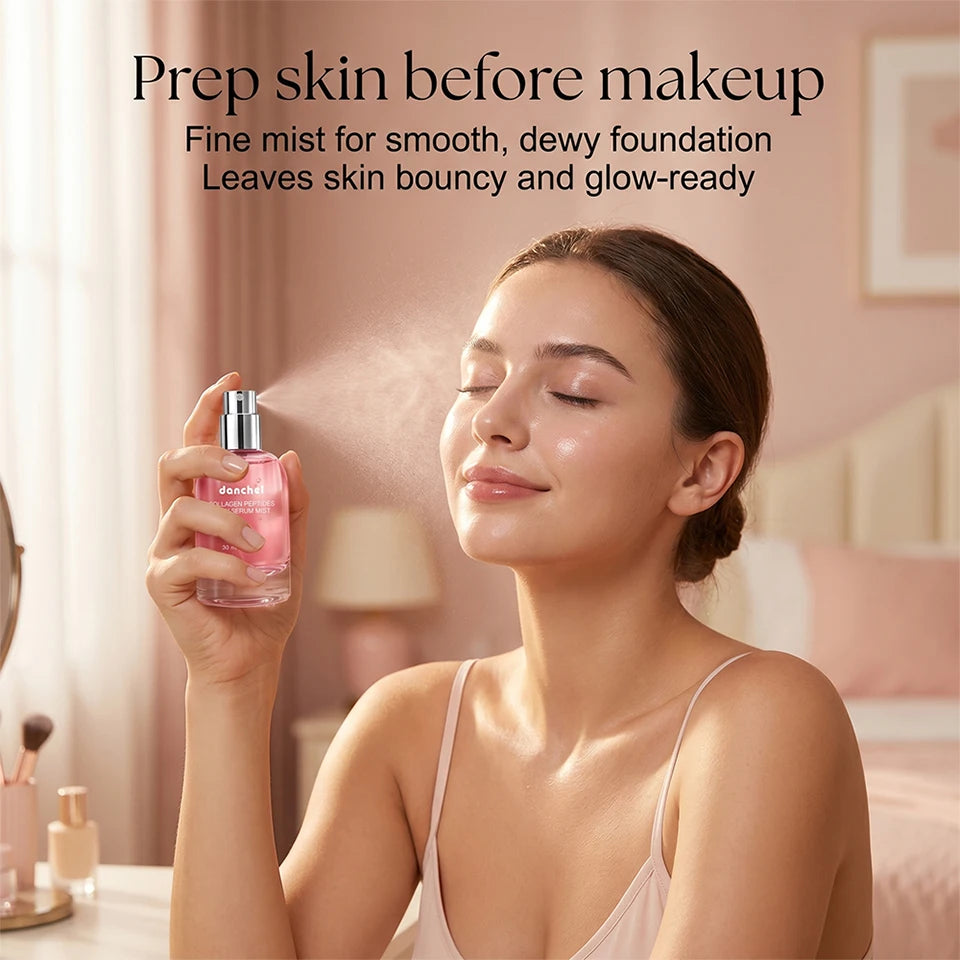 Collagen Peptides Jelly Serum Mist for Deep Facial Hydration