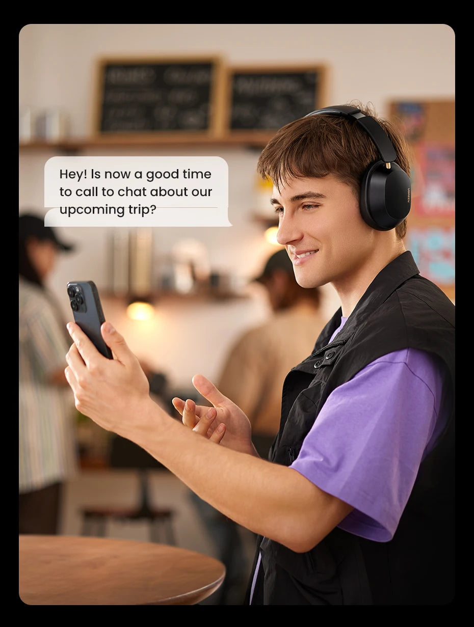 Wireless Noise Cancelling Headphones with 75H Battery & Spatial Audio