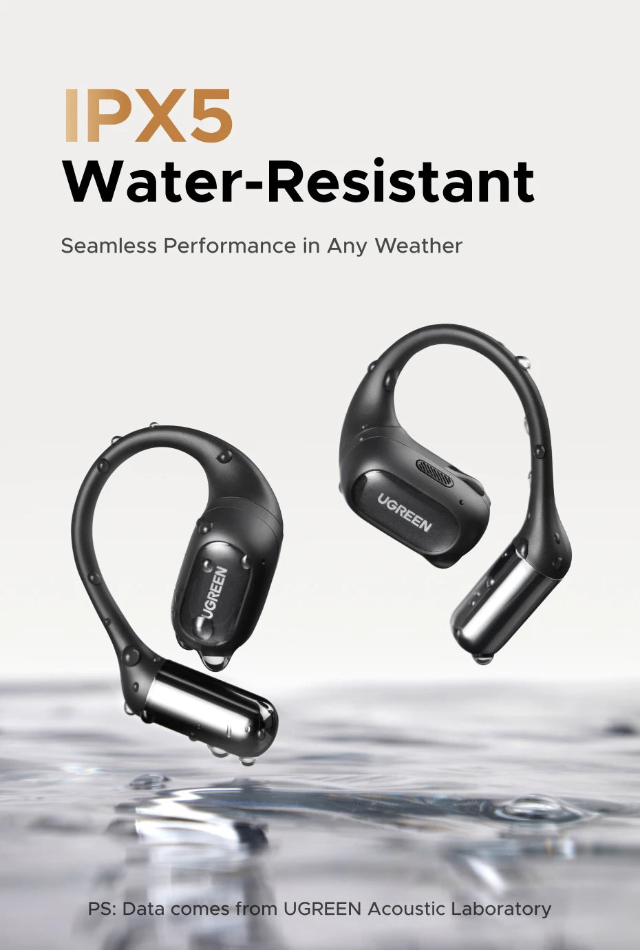 Open-Ear Wireless Bluetooth Sport Earbuds with Charging Case