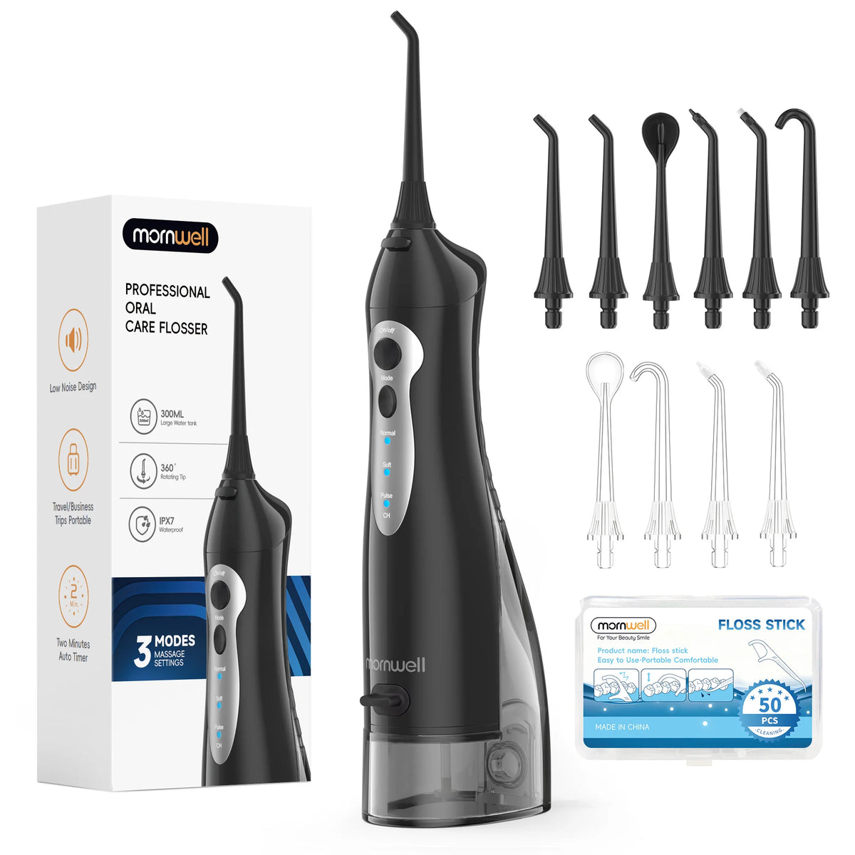 Portable Rechargeable Oral Irrigator Water Flosser