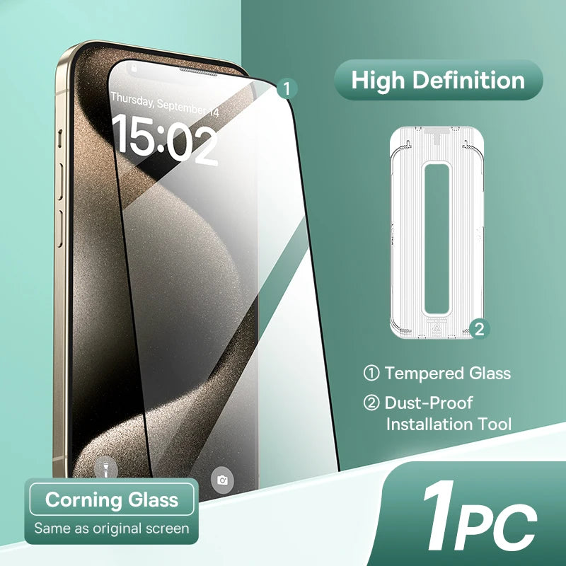Corning Glass Screen Protector with Easy Auto-Installation Kit - 28