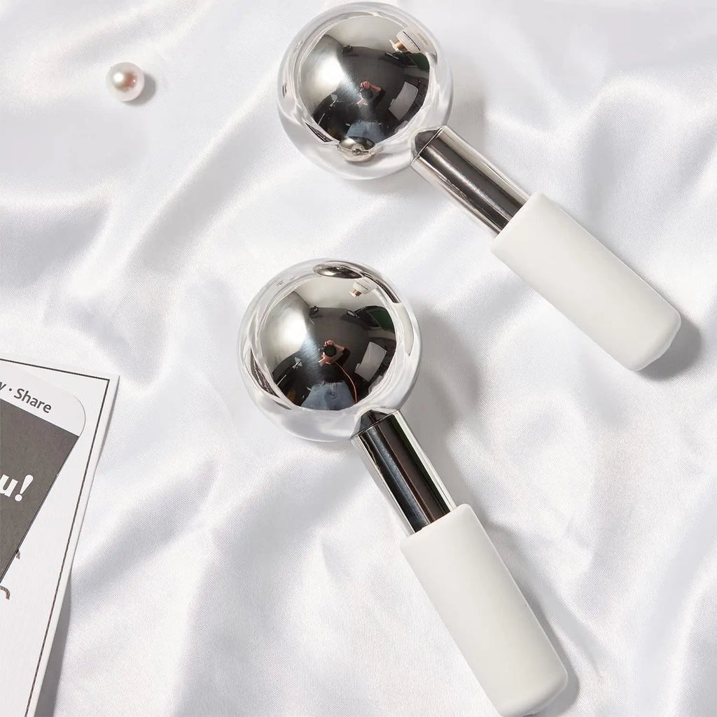Stainless Steel Cooling Facial Globes for Puffiness and Skincare